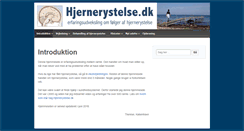 Desktop Screenshot of hjernerystelse.dk