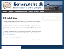 Tablet Screenshot of hjernerystelse.dk